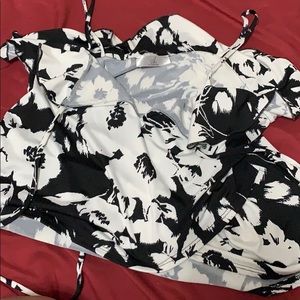 Black and white shirt